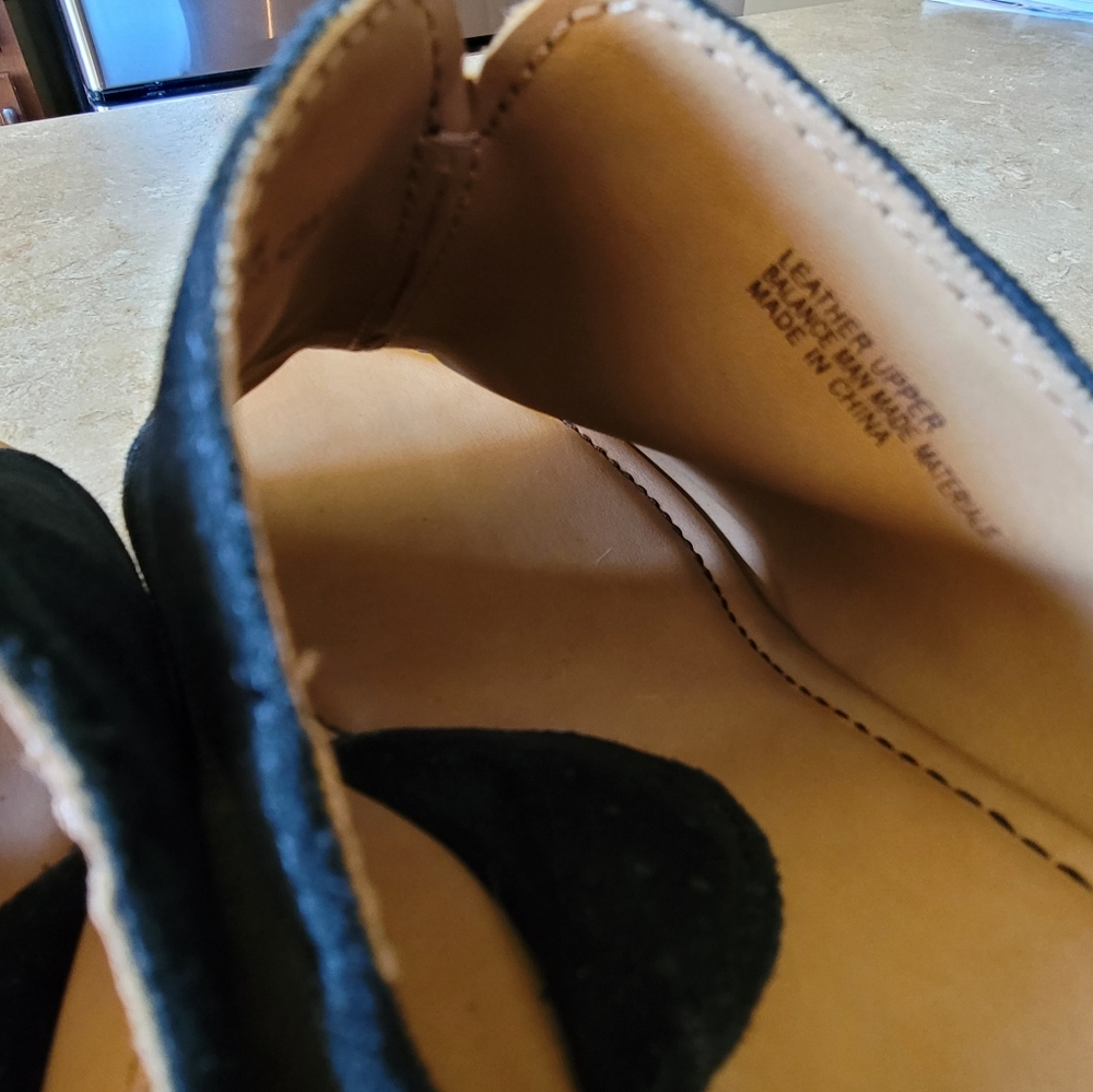 B.O.C Cork Wedge Platform Slides - Size 11 Black - image 7